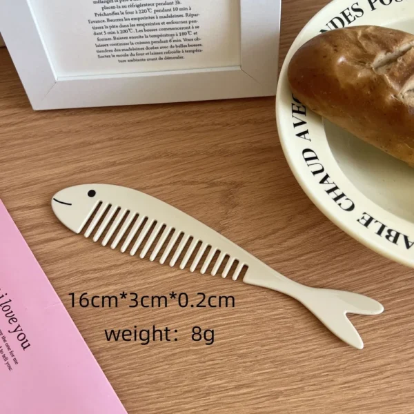 Pointed Tail Comb Tulip Acetate Comb Animal Puppy Makeup Comb Hair Accessories Wide Toothed Hairdressing Combs Household - Image 7