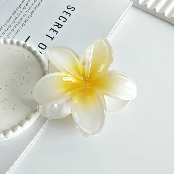 New Hawaiian Gradient Hair Clips Women Flower Hair Claws Shark Hairpins Vacation Beach Style Hairpins Hair Accessories - Image 12
