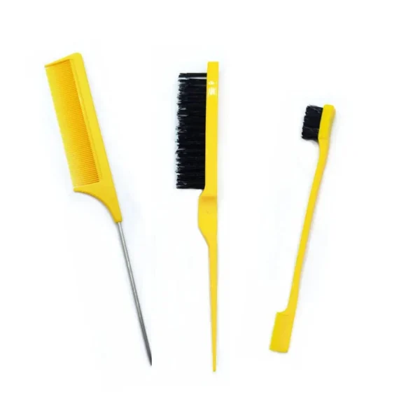 3pcs/lot Double Sided Edge Control Hair Comb Hair Styling Hair Brush Accessories New Brush Comb Styling Partition Comb - Image 5