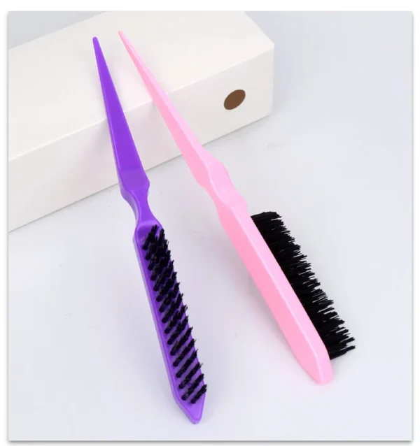 Explosive Three Rows of Bristle Comb Coiffure Curly Hair Fluffy Comb Evening Styling Comb Studio Pointed Tail  Для Волос - Image 21