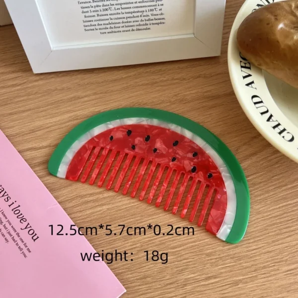 Pointed Tail Comb Tulip Acetate Comb Animal Puppy Makeup Comb Hair Accessories Wide Toothed Hairdressing Combs Household - Image 17