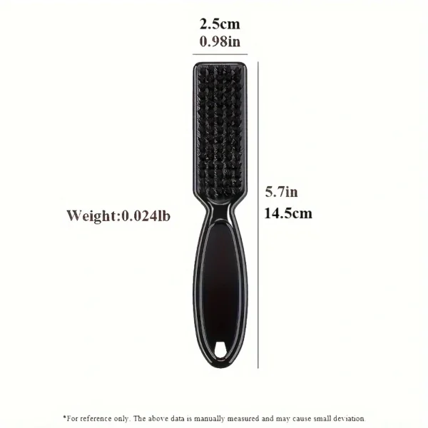 Barber Neck Duster Brush Sets Plastic Handle Hairdressing Soft Hair Cleaning Brush Head Shape Carving Cleaning Brush - Image 7
