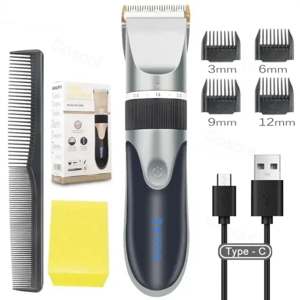Hair Clipper Electric Barber Hair Trimmers For Men Adults Kids Cordless Rechargeable Hair Cutter Machine Professional - Image 7
