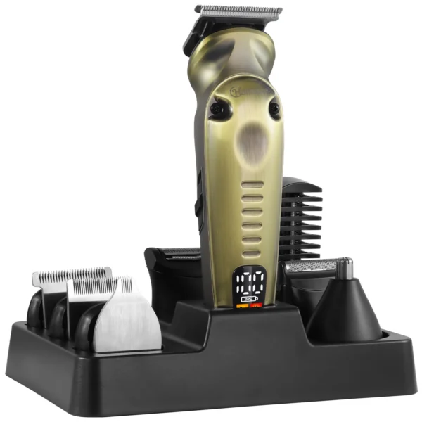 Hatteker Men's Multi-Function 8-in-1 Electric Hair Trimmer Nose Hair Razor Carving IPX6 Waterproof Grooming Kit - Image 11