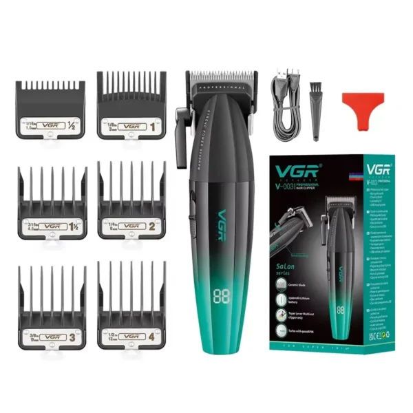 VGR Hair Clipper Professional Hair Cut Machine Face Shaver Barber Clippers Beard Trimmer Metal Trimmer for Men V-003 V-906 V-308 - Image 11